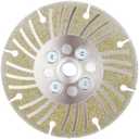 Zhehao Electroplated Diamond Grinding Wheel, 4-1/2" M14 Thread Angle Grinding Wheel Indestructible Multitool Diamond Blade Disc for Cutting Concrete Marble Shaping Porcelain Stoneware Tile Granite
