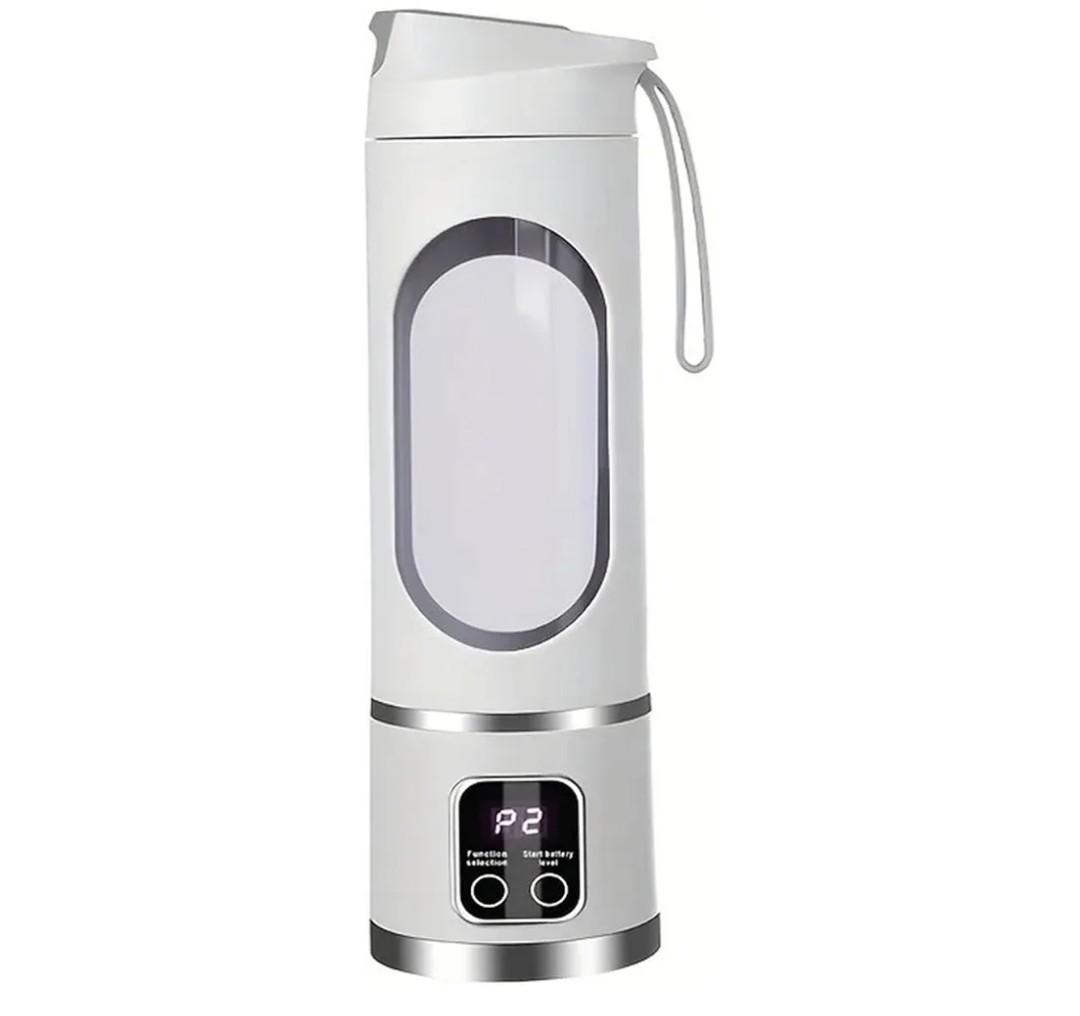 Fit for Portable Electric Juicer with Ice Crusher - USB Rechargeable 3-Speed Juice Maker for Outdoor and Home Use