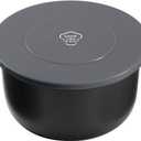 Silicone Lid Inner Pot Cover Accessories Compatible with Ninja Foodi Pressure Cooker and Air Fryer 6.5 Quart and 8 Quart, Grey, By SiCheer