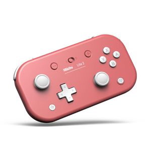 8BitDo Lite 2 Bluetooth Gamepad for Switch, Switch Lite, Android and Raspberry Pi (Pink) 