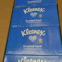 Kleenex Trusted Care Facial Tissues, 8 Flat Boxes, 200 Tissues per Box, 2-Ply
