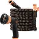 Pocket Hose 75 FT Copper Bullet Expandable Garden Hose w/10 Pattern Thumb Spray Nozzle AS SEEN ON TV 650psi 3/4 in Patented Lead-Free Ultra-Lightweight Solid Copper Anodized Aluminum