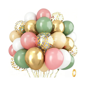 Sage Green and Dusty Pink Balloons, Retro Pink Muted Green White Gold Baby in Bloom Balloons for Girls Women Floral Fairy Wildflower Camping Birthday Woodland Baby Shower Garden Tea Party Decorations