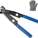 CV Axle Boot Clamp Pliers Tool with a 1/2" Torque Wrench for Ear-Type Clamp Crimping or Removal on VW, Audi, BMW, Mercedes, Honda, Mazda Vehicles