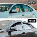 Rain Guards Side Window Visor Vent Outside Mount Fits for Toyota Corolla 4DR Sedan JDM 2014 2015 2016 2017 2018 2019