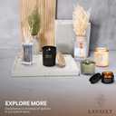 Lavault Reed Room Diffuser Set - Natural Aromatherapy Reed Sticks for Oil Diffuser - Perfect for Bathroom - Scent Diffusers for Home Environment - Air Freshener Diffuser - Grey - Cold Water Aroma