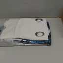 Jekeno Peacock Blackout Curtains, Retro Floral Elegant Decor, Vintage Moonlight Feather Flower Theme Grommet Window Drapes for Bedroom Living Room, 52 Wide 63 Long inches 2 Panels