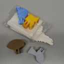 4 Pcs Football Cake Pop Mold Set, Rugby Shaped Cake Pop Cutter and Pusher with 200 Sticks, Jersey & Helmet & Trophies & Football Molds, 2026 New 3D Baking Tools for Sport Themed Game, Party