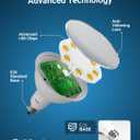 Sunco 6 Pack Outdoor Flood Light Bulb LED PAR38, Exterior Spotlight Bulbs, Weatherproof, 1050 LM, 13W (100W Equivalent), 5000K Daylight, Wet Rated, Dimmable, E26 Base UL