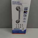 TAILI Grab Bars for Bathtubs and Showers 2 Pack Suction Grab Bar, Heavy Duty Shower Handle Removable Bath Handrails for Seniors and Elderly, Bathroom Safety Grip No Drilling Waterproof,Grey (16.8", Gray)