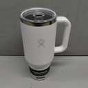 Hydro Flask Travel Tumbler with Handle, Clear Lid and Straw - Insulated Stainless Steel, 40 Ounces