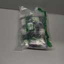 Malier Classic Plaid Fleece Dog Coat - Warm Winter Jacket with Pocket, Windproof for Small to Large Dogs (White, Large)