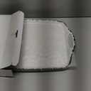 TP Serving Trays with Handles, 17 x 12 Inch Melamine Serving Platters for Food, Meat, Set of 2 Rectangular Trays for Eating, Rustic White