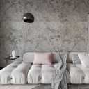 BAYYA Cement Grey Contact Paper Concrete Peel and Stick Wallpaper Industrial Style Self Adhesive Paper Waterproof Removable Decorative Paper Vinyl Film Furniture Stickers for Bathroom Kitchen Cabinets (15.8" x 196.9")