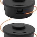 25-2 Bump Feed Trimmer Head Fit for Stihl FS55 FS55R FS56RC FS90R KM55 FS56 FS70 FS80 FS80R FS85 FS90 FS100RX FS120 FS130 FS200R Weed Eater String Trimmer replace 4002 710 2191 4002 710 2108 (Pack of 2)