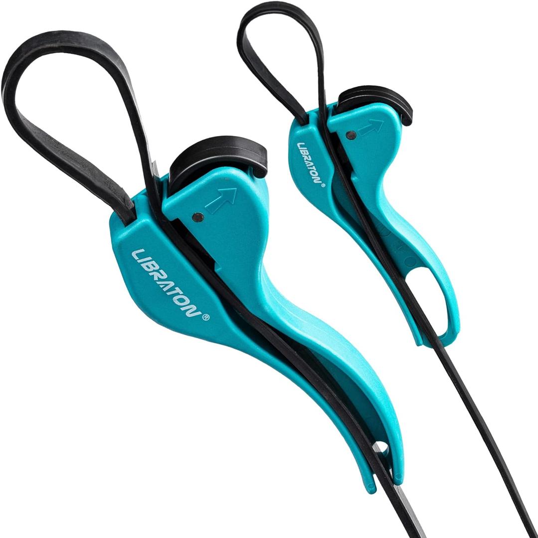 LIBRATON Strap Wrench 2-piece Multifunctional Adjustable Wrench Tools Oil Filter, Jar Opener