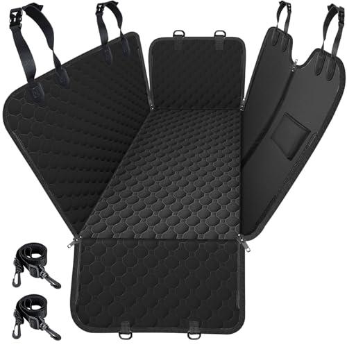 Mancro Dog Hammock for Car, 2025 Upgraded 600D Heavy Duty Waterproof & Scratch-Resistant Dog Car Seat Cover, Back Seat Pet Cover for Dogs with Sedan, Trucks and SUVs, Standard, All Black Mancro Dog Hammock for Car, 2025 Upgraded 600D Heavy Duty Waterproof & Scratch-Resistant Dog Car Seat Cover, Back Seat Pet Cover for Dogs with Sedan, Trucks and SUVs, Standard, All Black