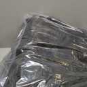 Outpain 12 Pack Black 72in/6FT Round Spandex Tablecloth,132inch Stretchy Fitted Black Table Cloths,Wrinkle Free Round Table Cloths with Skirt for Wedding Vendor Graduation Banquet