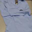 adidas Men's Essentials Feel Cozy French Terry Cargo Shorts (Large, Blue/Black)