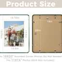 Golden State Art 16x20 Green Aluminum Picture Frame Mat for 11x14