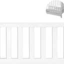 New Crib Conversion Kit to Toddler Bed Kit 12599, White, Replace for Davinci M12599 Toddler Conversion Kit,Bed Conversion Kit, Toddler Bed Conversion Kit, 25in*13.4in*0.8in