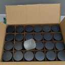 Glass Jars with Lids,Eco-Friendly Cosmetic Containers with Airtight Black Lids & Liners, Multi-Color Options for Cream, Lotion, Body Butter, DIY Skincare Travel Jars (Clear Frosted, 4oz)