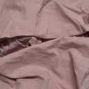 Janlive Washed Cotton Duvet Cover Queen Ultra Soft 100% Cotton Solid Color Dusty Pink Duvet Cover Set with Zipper Closure -3 Pieces Pink Queen