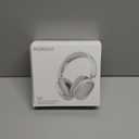 RORSOU C6 Active Noise Cancelling Headphones, Wireless Over Ear Bluetooth Headphones, 60H Playtime, Lightweight Folding Deep Bass Comfort Fit Ear Cups Headset with Mic for iPad/Travel/PC/Home Silver