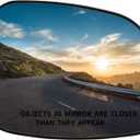 Passenger Side Mirror Replacement for Chrysler Town Country 2008-2016, Dodge Grand Caravan 2008-2020, RAM CV 2012-2015, VW Routan 2009-2014 - Right Side Rear View Mirrors Glass with Heated