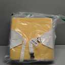 Kalawen Upgraded 2Pcs PU Washable Straps Safety Buckle Toddler Booster Seat for Kitchen Chair, Portable Travel (Blue)