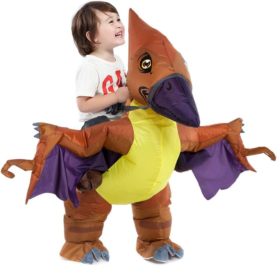 HSCTEK Inflatable Toddler Dinosaur Costume Boys Girls (4-6, Pteranodon)