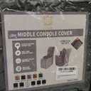 ULTICOR 7-Piece L Shape Sectional Recliner Sofa Covers, Velvet Stretch Reclining Couch Covers for Reclining L Shape Sofa, Thick, Soft, Washable (Dark Grey, 1 Console Cover)