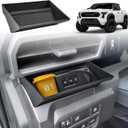 Air Vent Organizer Compatible with Toyota 2024 2025 2026 Tacoma & 2025 2026 4Runner Accessories, Driver-Side ABS Vent Pocket Storage Tray Small Essentials Holder (Not for 2-Door Models)