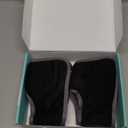 Foot Renew Ankle Massager with Vibration and Heat - Cordless Rechargeable Ankle Heating Pad for Pain Relief, Plantar Fasciitis & Achilles Tendonitis. Adjustable Wrap for Circulation Boost. (GRAY-2pcs)