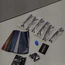 Gaoye 6 pack 1.25 Executive Style Reading Glasses Men - Durable Readers with Blue Light Filtering- Comfortable Fit with TR90 Frames (Black, +1.25)