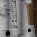 Gas Spring Adjustable Height Rolling Portable Laptop Desk, Mobile Standing Desk on Wheels, Small Sit Stand Desk with Laptop Stand/Cup Holder/Hook (White, 26"x19") (26"x19", White)