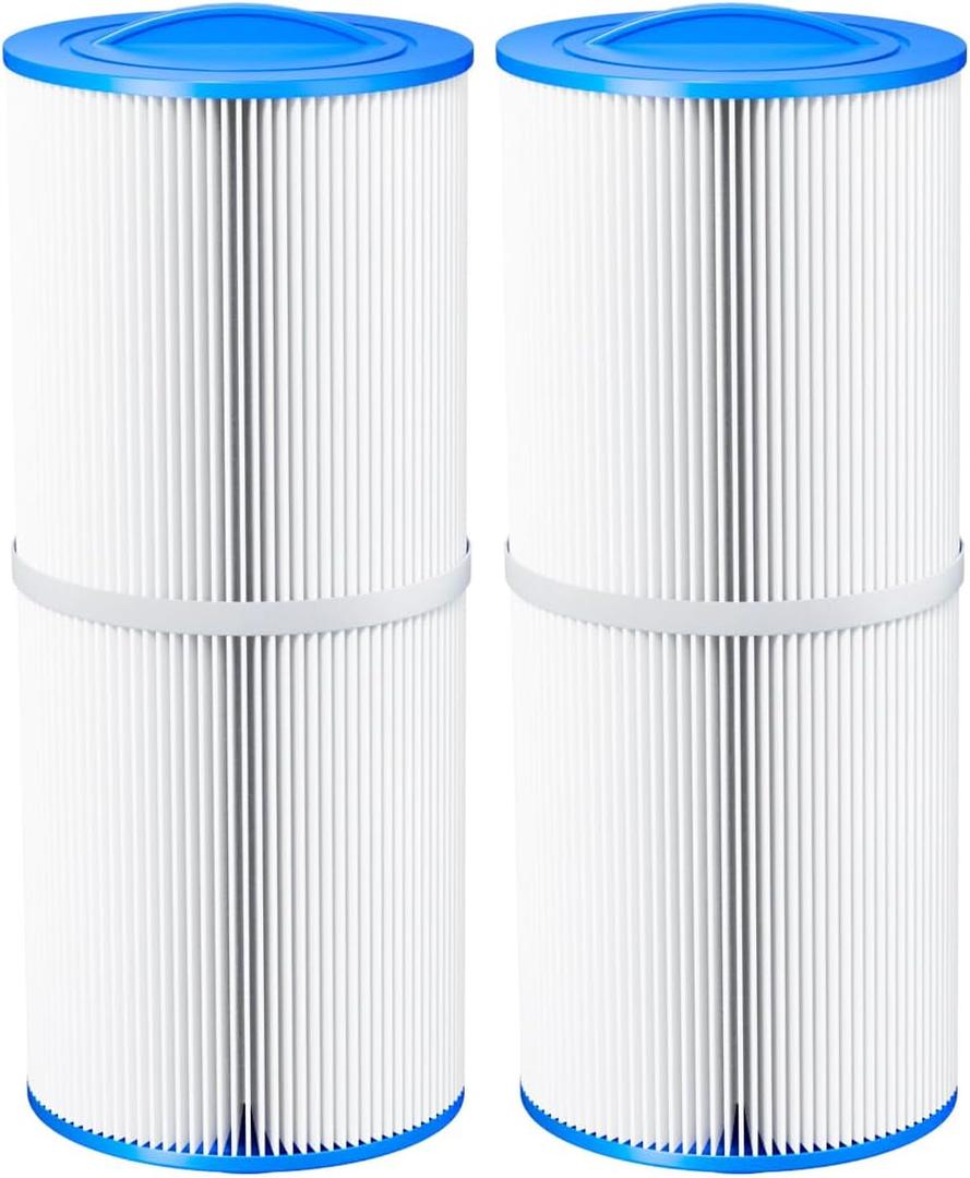 Spa Filter Cartridge for 6CH-960, Closed Handle(Not be Removed) 2 PKHot Tub Filter Compatible with PJW60TL-F2S, Jacuzzi J-300, J-400, Filbur FC-2800, Pentair 178654, 6540-476, 6540-383