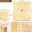 SGIBYN 18" x 18" Crochet Blocking Board 4-in-1, Magnetic Splicing Large Granny Square Blocking Board with 40 5.9" Pegs for Crochet Knitting Projects,Gifts for Crocheters