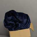 Bedsure GentleSoft Navy Fleece Blankets Queen Size - Bed Blanket Blue Soft Lightweight Plush Fuzzy Cozy Luxury Microfiber, 90x90 inches