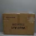 Framed Black and White Abstract Wall Art, 3 Piece Black Boho Floral Botanical Canvas Prints Painting for Living Room, Mid Century Modern Flower Artwork for Bedroom Hallway Office Home Decor, 16x24 In