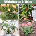 VICAMB 2 Pack Large Peony Cages and Supports,23.2" H X 13.4" D Metal Peony Support Rings,Tall Plant Support Garden Stakes for Outdoor Plants and Other Flopping Flowers