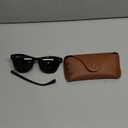 Ray-Ban RB0707s Square Sunglasses (Black/Polarized Black)