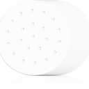100 Pcs Air Fryer Parchment Paper, 8 Inch Steamer Liners Perforated Round Air Fryer Sheet Filter Liners Dumpling Steam Paper Perforated Bamboo Steamer Liner for Airfryer, Bamboo Steaming Basket