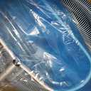 14 Swimming Pool Vacuum Head with Wheels 1-1/4 x 18ft Flexible Vacuum Hoses and Skimmer Net Swimming Pool Cleaner Equipment for Above Ground and Inground Cleaning Supply