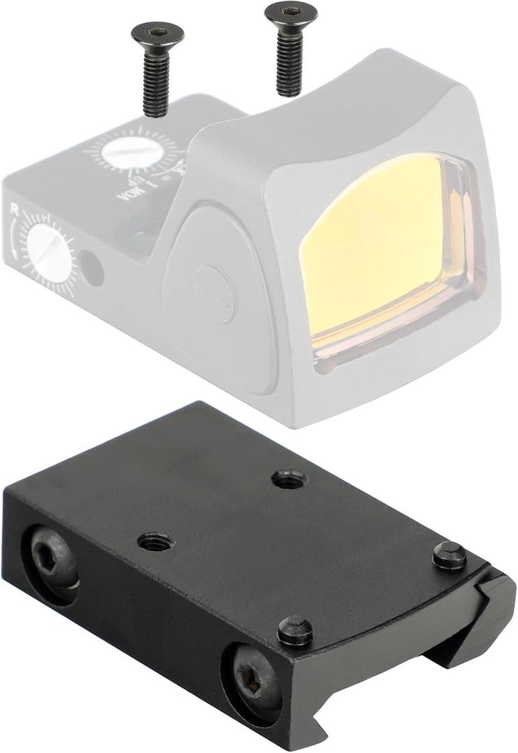 ohhunt Ruggedized Miniature Red Dot Reflex Low Picatinny Mount for RMR and SRO
