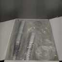 100 Pack - 16 oz Clear Plastic Cups with Lids, Sturdy & Food Safe Iced Coffee Cups with lids, Disposable Plastic Smoothie Cups for Cold Drinks, Sip Lids