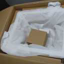 Enbol White Bar Sink Undermount, 12 x 15 Inch Granite Kitchen Sink Small Wet Bar Sink RV Quartz Sink EGS-1215-W, Exterior: 12"L x 15"W x 8 2/8"H