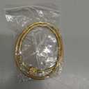 Bolenvi Clasp 3mm European Snake Chain Charm Bead Pendant Necklace Jewelry Compatible With Pandora & Similiar Charms