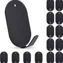 Metal Wall Hooks Heavy Duty Hanging Hooks Black Steel Hook for Keys, Kitchen, Bathroom & Entryway Organization (15 Pack)
