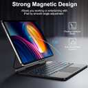 Wenlaty for iPad Air 11 inch Case with Keyboard (M3/M2) 2025/2024, for iPad Pro 11 inch M5/M4 (6/5/4/3/2/1st Gen) & iPad Air 5th/4th Gen 10.9 inch Magic Keyboard Case with Multi-Touch Trackpad